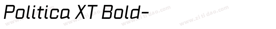 Politica XT Bold字体转换